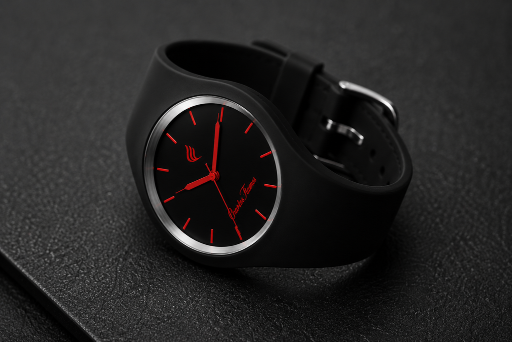 Reloj Charles Flames Black Flame