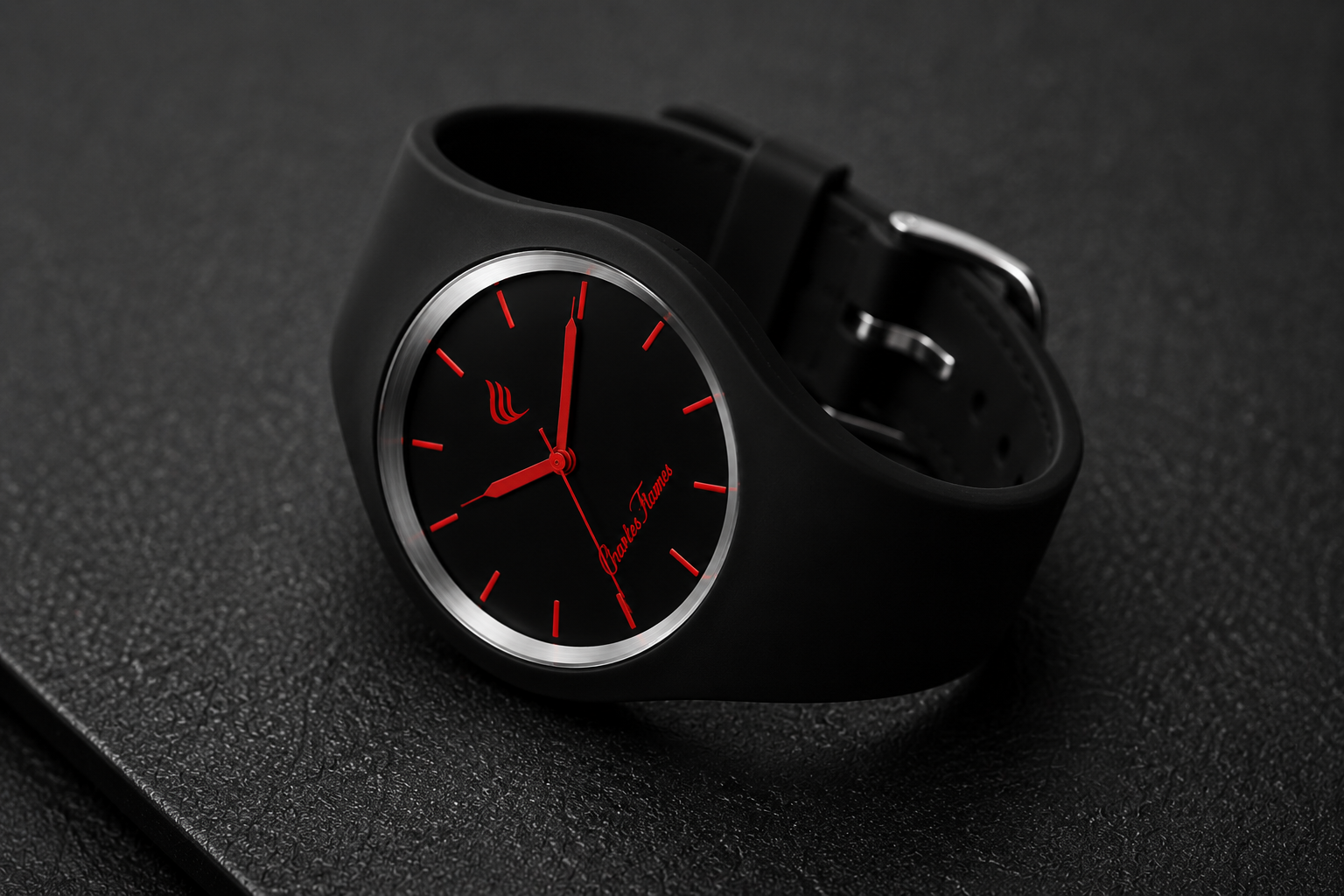 Reloj Charles Flames Black Flame