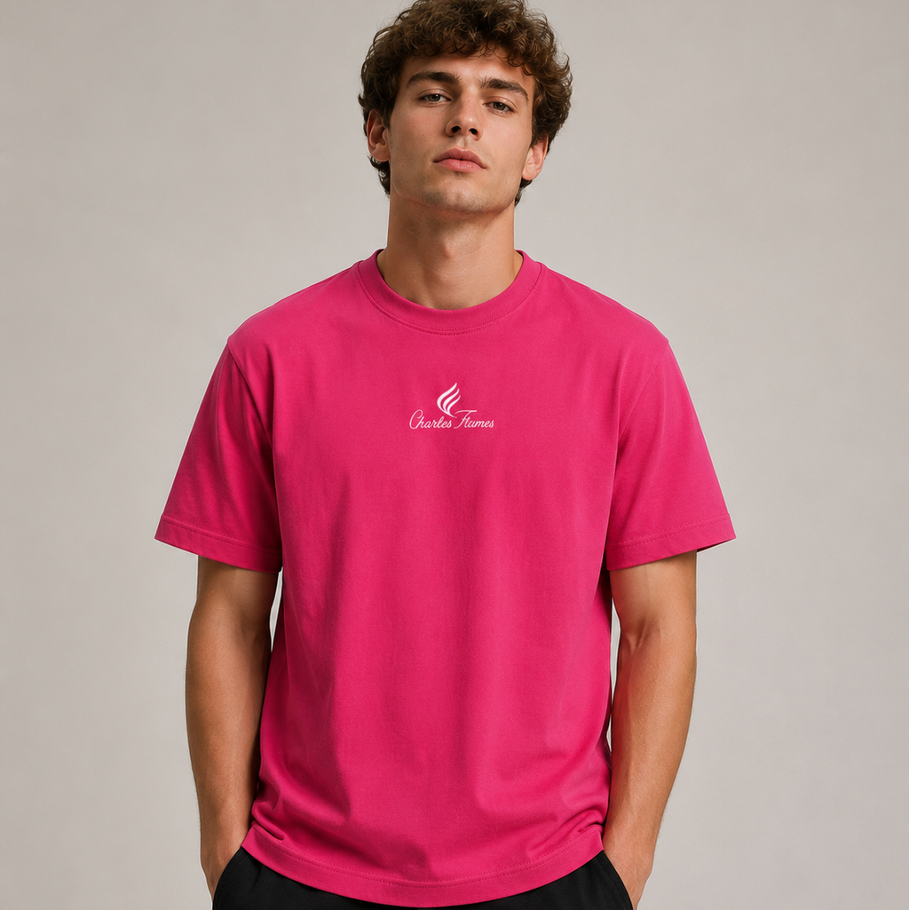 Camiseta Rosa fucsia