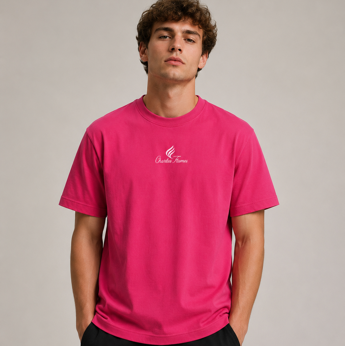 Camiseta Rosa fucsia
