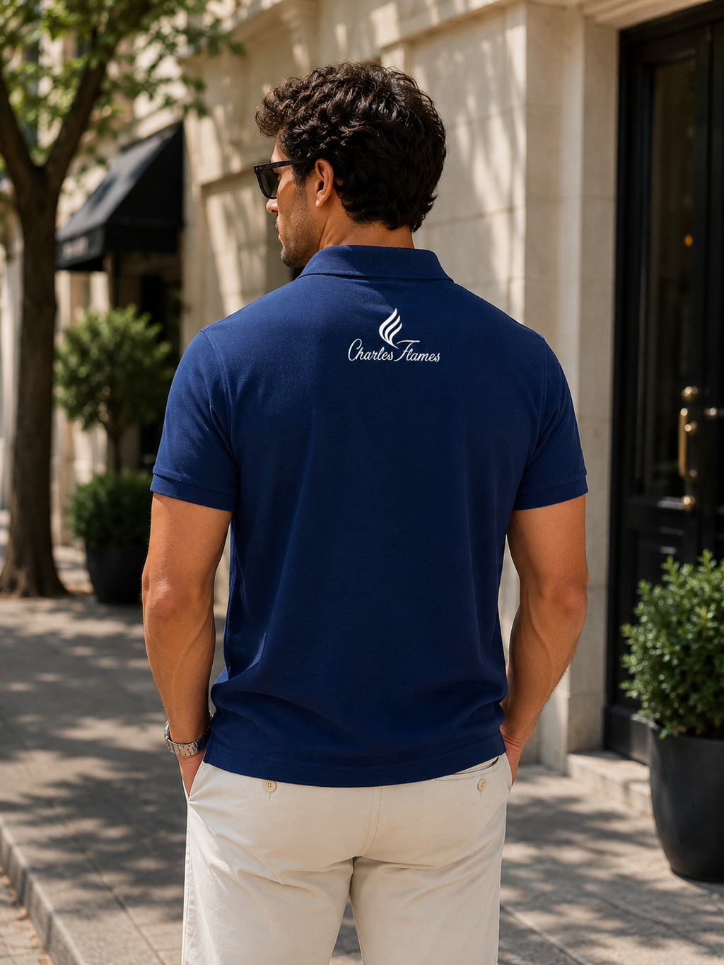 Polo Azul Oscuro