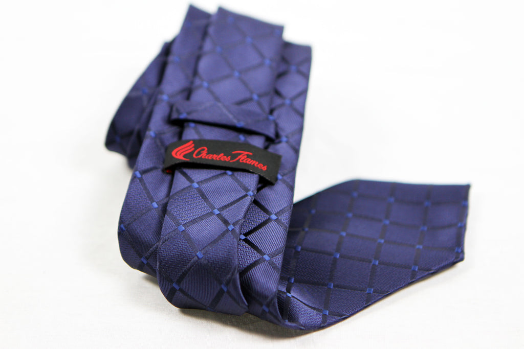 Corbata Azul con Rombos