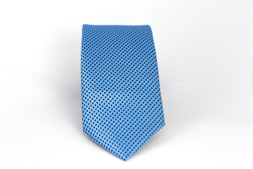 Corbata Azul Claro Trenzado