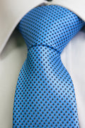 Corbata Azul Claro Trenzado