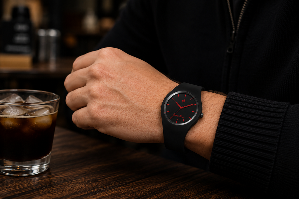 Reloj Charles Flames Black Flame