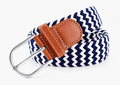 Navy Blue Elastic Braided Belt
